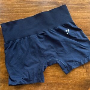 Gymshark Dark Blue High-Rise Bike Shorts